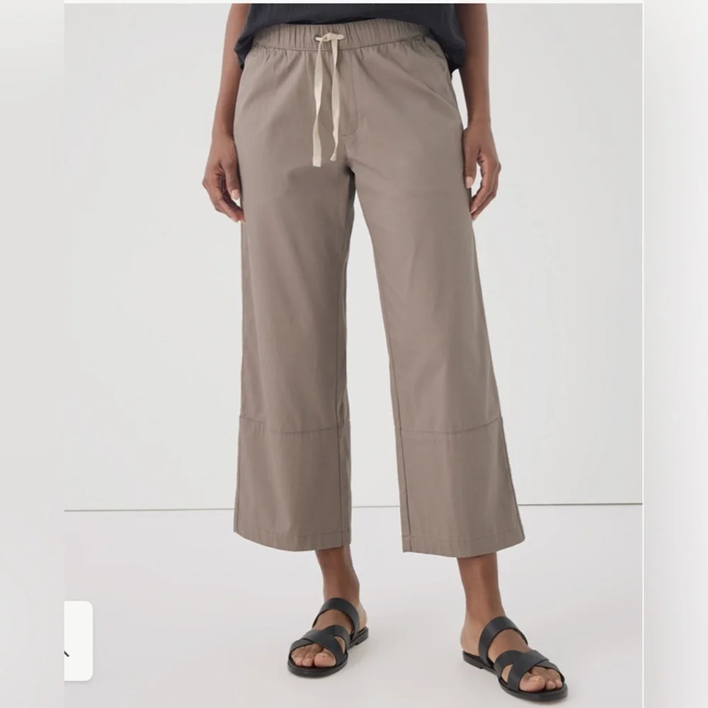 Pact Daily Twill Crop Pant
